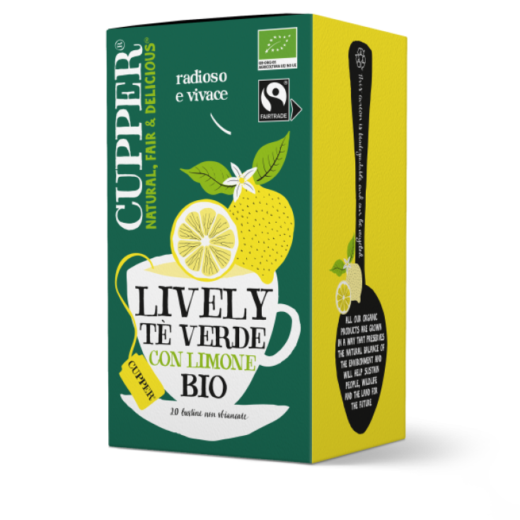 Tè Verde al Limone Biologico Cupper® 20 Bustine