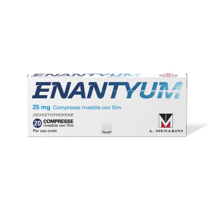 Enantyum 25mg A.Menarini 20 Compresse Rivestite Enantyum 25mg A.Menarini 20 Compresse Rivestite