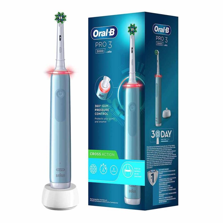 Oral-B® Pro 3 3000 Cross Action Blue
