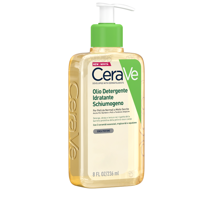 Olio Detergente Idratante Schiumogeno CeraVe 236ml