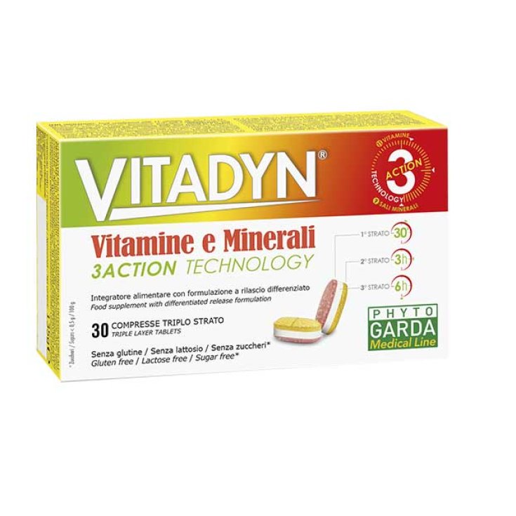 VITADYN Vitamine e Minerali PHYTO GARDA 30 Compresse a rilascio differenziato