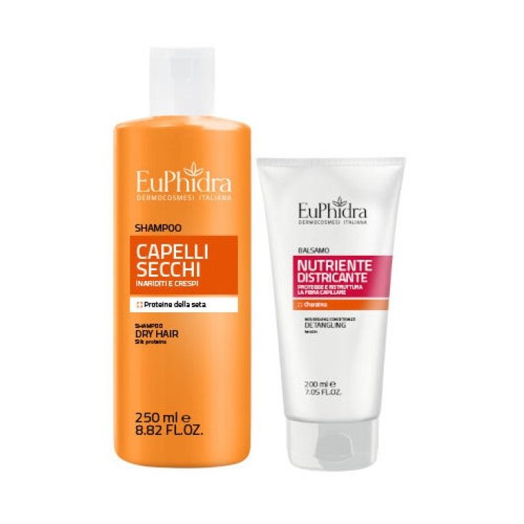 Shampoo Capelli Secchi + Balsamo Districante EuPhidra 250ml+200ml