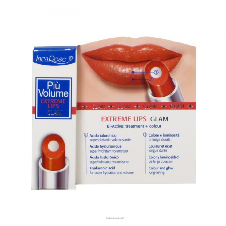 Più Volume Extreme Lips Glam IncaRose 58 Orange Gerbera