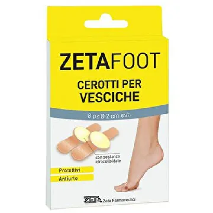 ZETAFOOT Cerotti Per Vesciche ZETA Farmaceutici 8 Pezzi