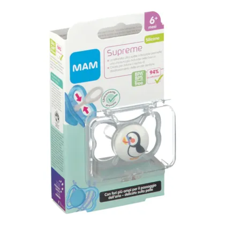 Mam Air Succhietto 2-6 Mesi Silicone Doppio Neutro 980786685