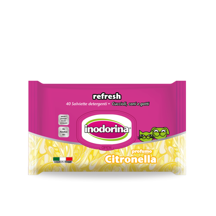 Refresh Citronella Inodorina 40 Salviette