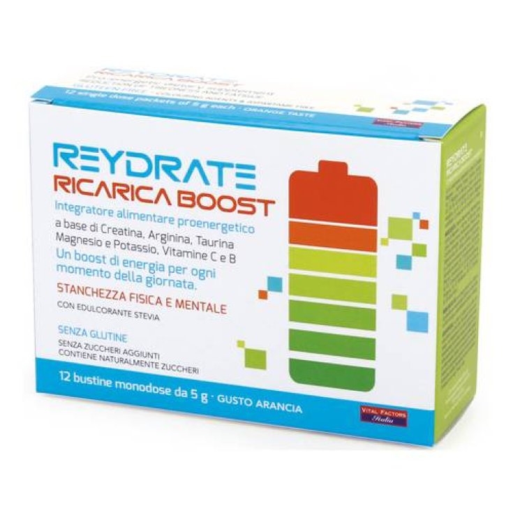 REYDRATE RICARICA BOOST Vital Factor 12 Bustine