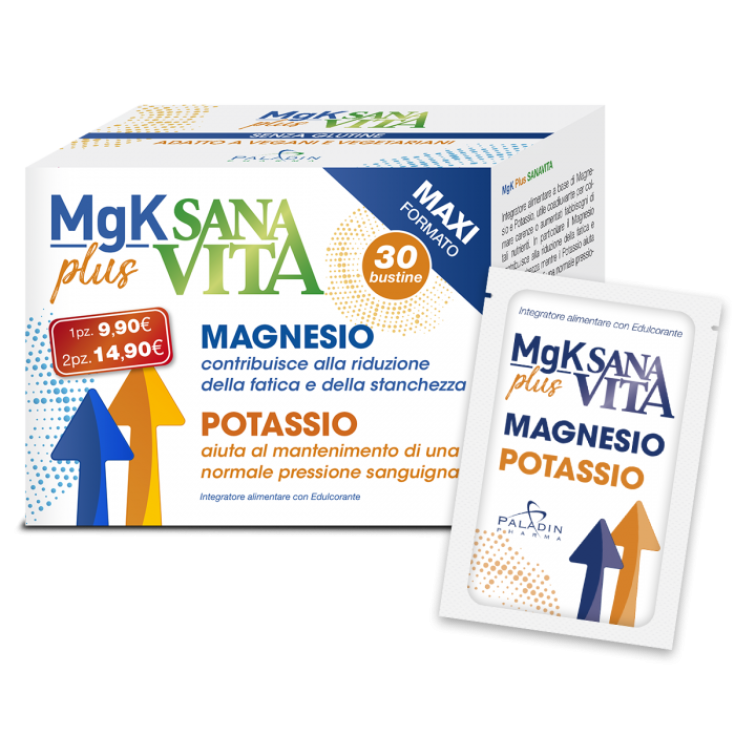 MGK Plus Magnesio Potassio SANAVITA 30 Bustine
