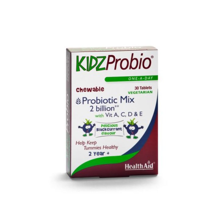 KidzProbio® 2 Miliardi masticabile HealthAid® 30 Compresse 
