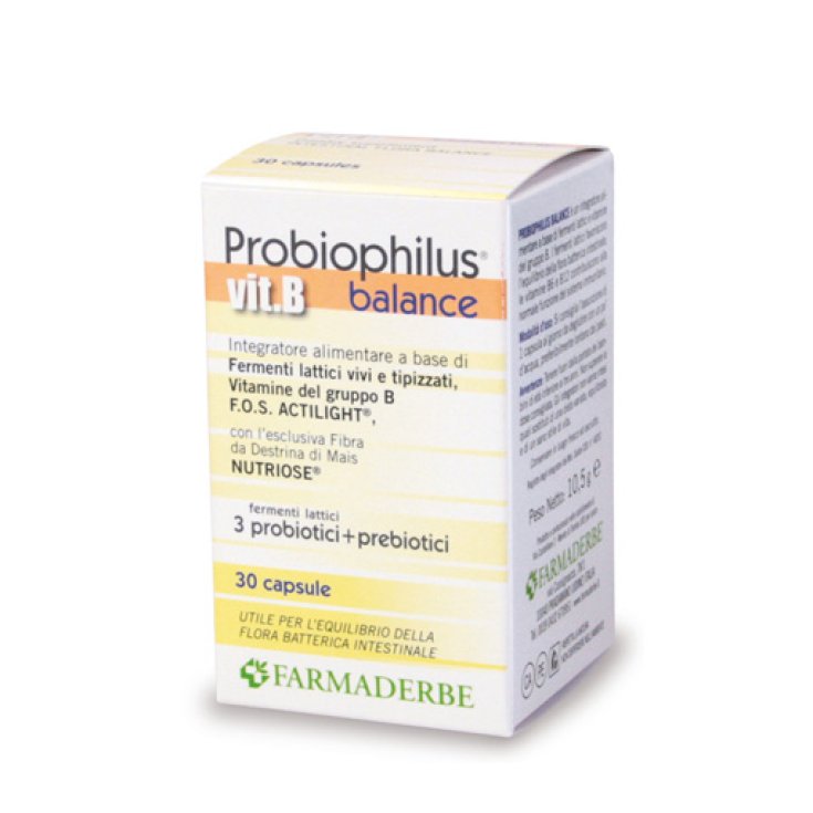 Probiophilus Balance + Vit.B Farmaderbe 30 Capsule