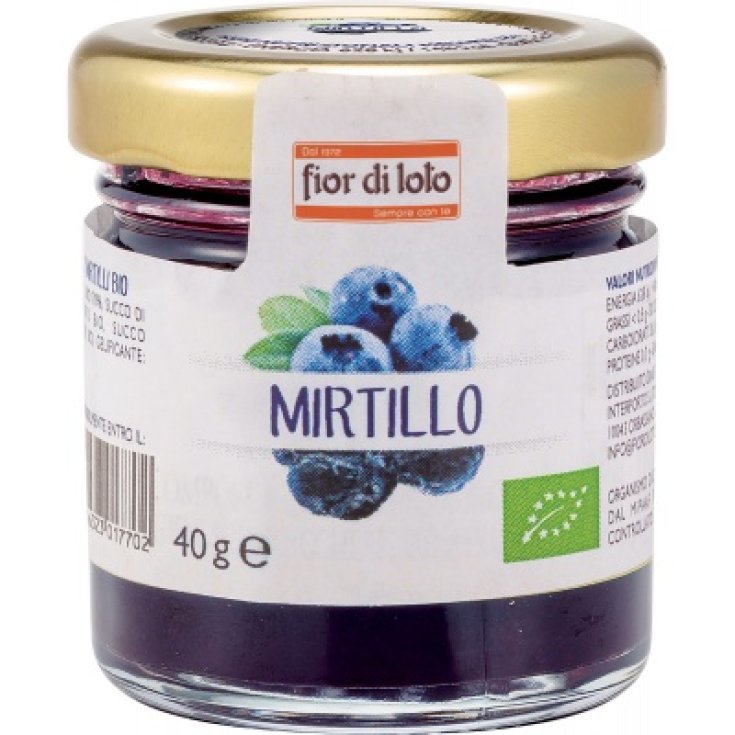 Mini Composta Ai Mirtilli Fior Di Loto 40g