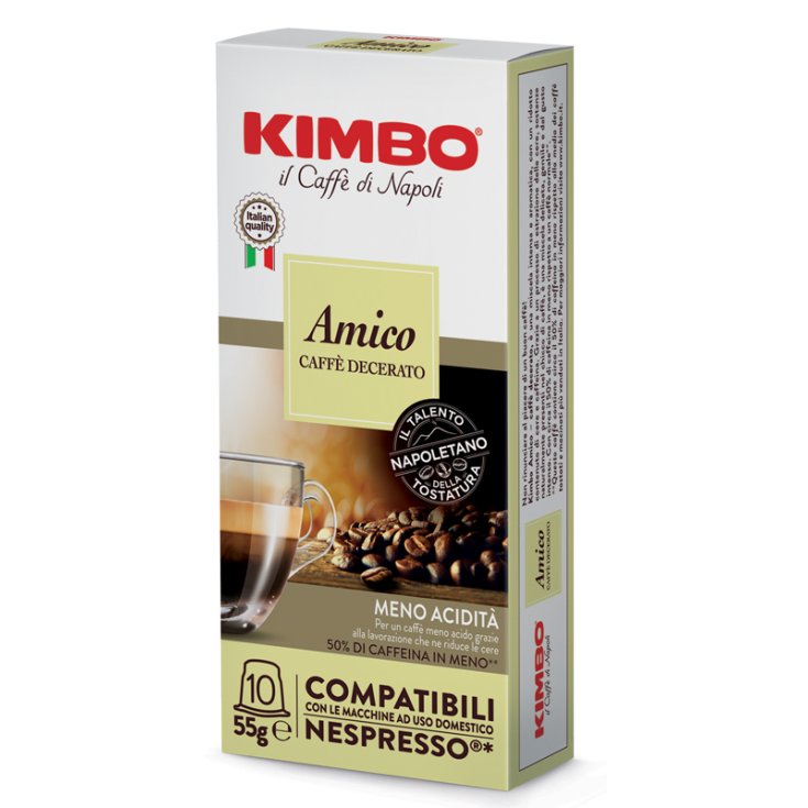 Amico Caffè Decerato Compatibili Nespresso KIMBO® 10 Capsule