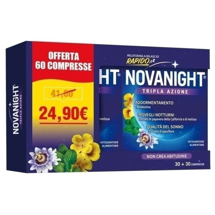 NovaNight Tripla Azione Sanofi 30+30 Compresse