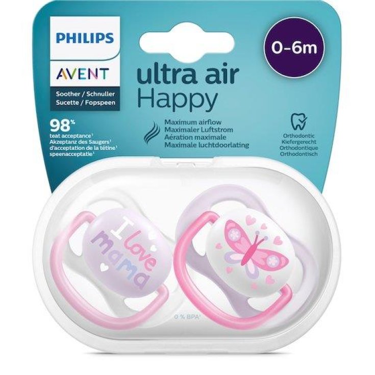 Ultra Air Happy Philips Avent 2 Succhietti