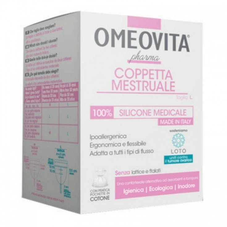 OMEOVITA® Misura L Pharma 1 Coppetta Mestruale