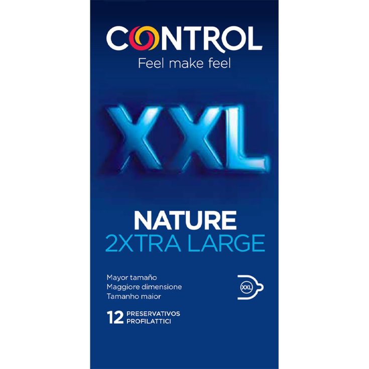 Profilattici Nature XXL Control 12 Pezzi