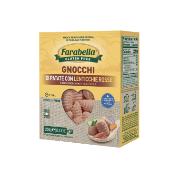 Gnocchi Di Patate Con Lenticchie Rosse Farabella 250g