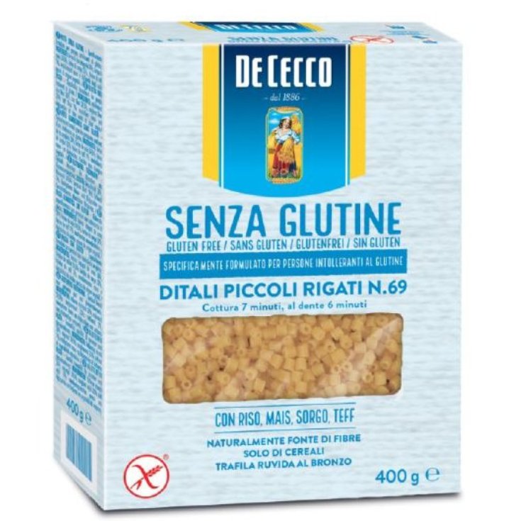 Ditali Piccoli Rigati n°69 con Riso Mais Sorgo e Teff De Cecco 500g