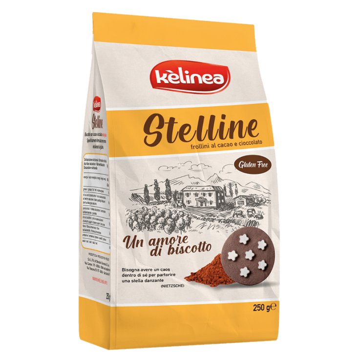 Stelline Biscotti Cacao/Ciocolato Kelinea 250g