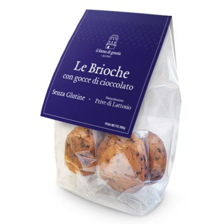 Le Brioche con Gocce di Cioccolato Il Forno di Grazia 200g