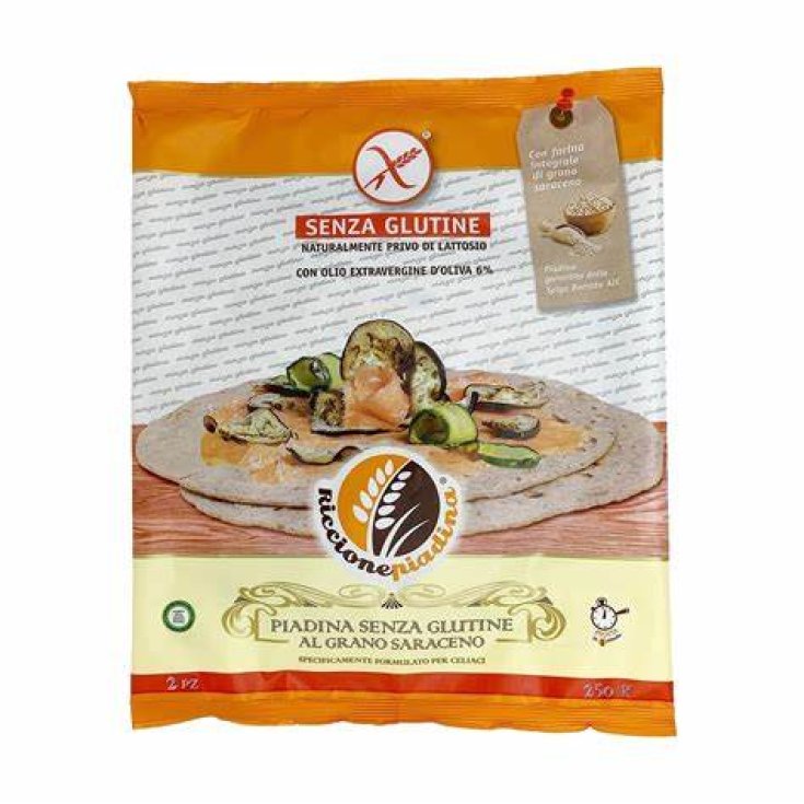 Piadina Senza Glutine Al Grano Saraceno Riccione Piadina® 2 Pezzi