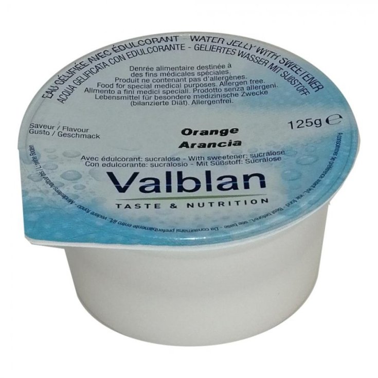 Valblan Acqua Gelificata Con Edulcorante Gusto Arancia 24X125g