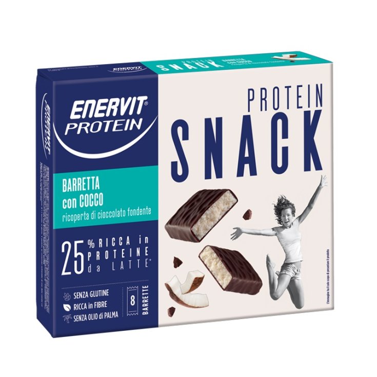 Protein Snack Cocco Enervit Protein 8 Barrette 