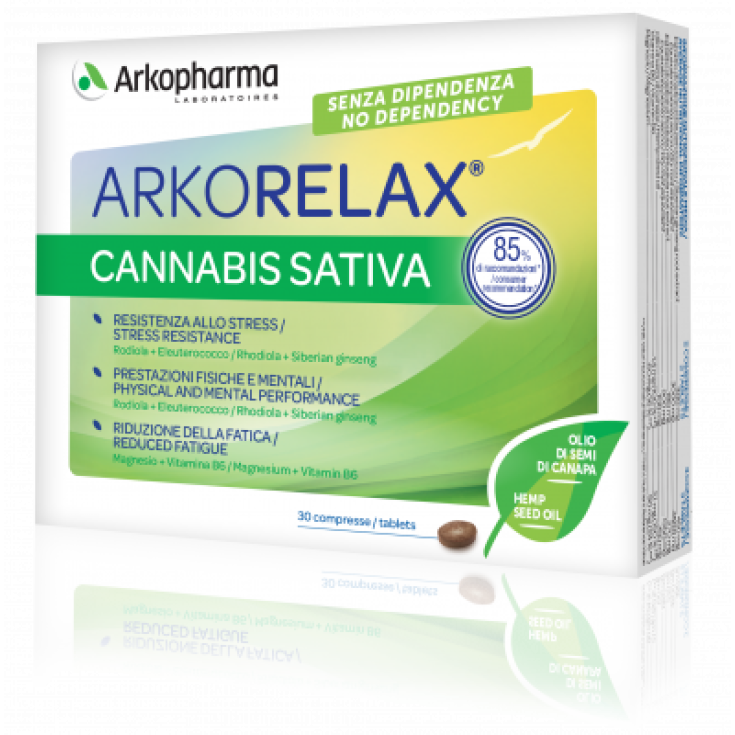 Arkorelax® Cannabis Sativa Arkopharma 30 Compresse
