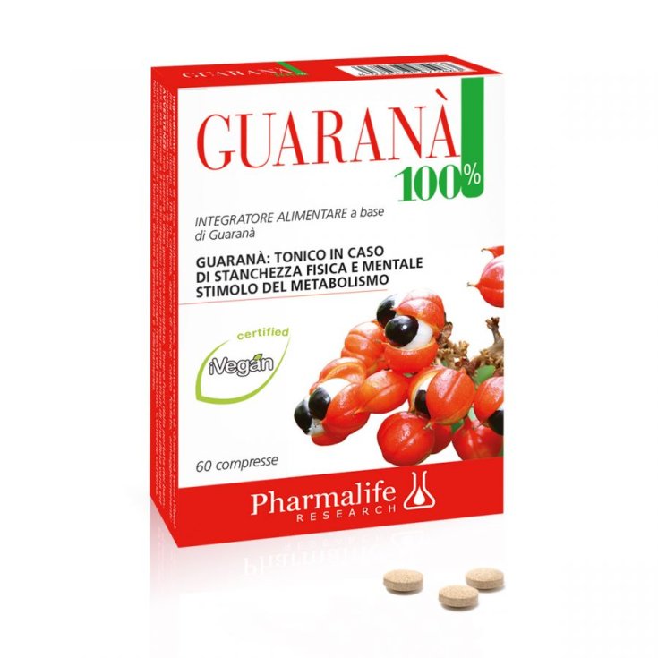 Guaranà 100% Pharmalife Research 60 Compresse