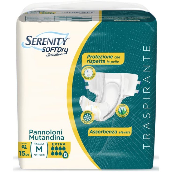 Pannoloni Mutandina Serenity Soft Dry Sensitive 15 Pezzi