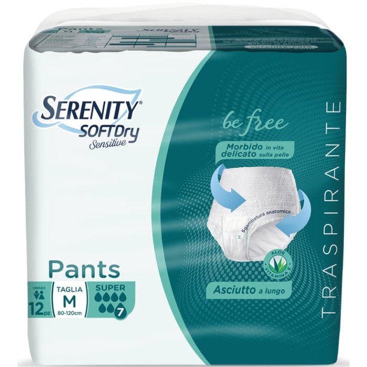 Soft-Dry Sensitive Pants M Super Serenity 12 Pezzi
