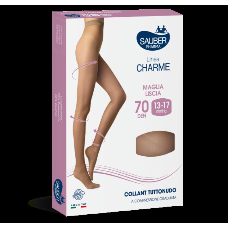 Linea Charme 70D Collant Tuttonudo Colore MedioTg.4 Sauber