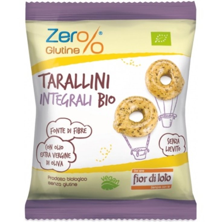 Zer%Glutine Tarallini Integrali Bio Fior Di Loto 30g