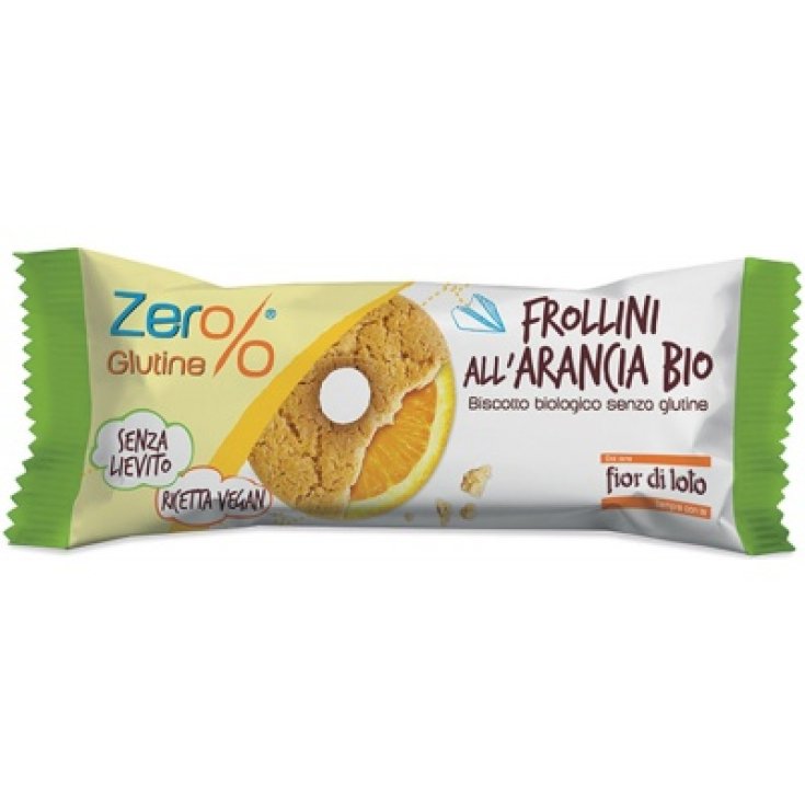 Zer%Glutine Frollini All'Arancia Bio Fior Di Loto 30g