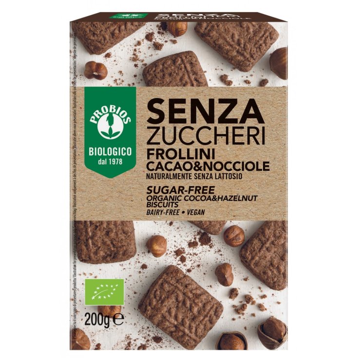 Frollini Cacao&Nocciole Senza Zuccheri Probios 200g