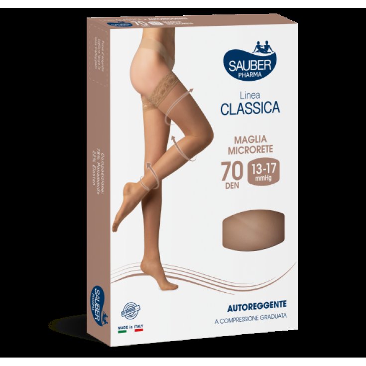 Linea Classica 70D Autoreggente Bisquit Tg.2 Sauber