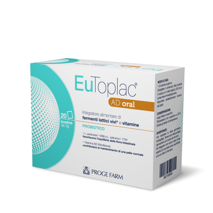 EuToplac&reg; AD Oral Proge Farm&reg; 20 Bustine