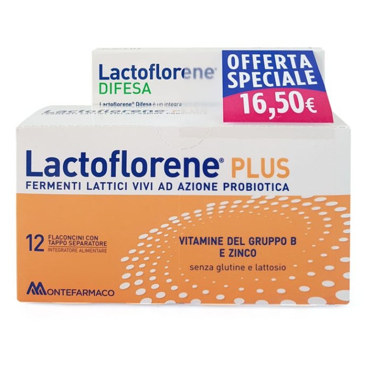 Lactoflorene Plus + Lactoflorene Difesa 12 Flaconcini + 10 Bustine