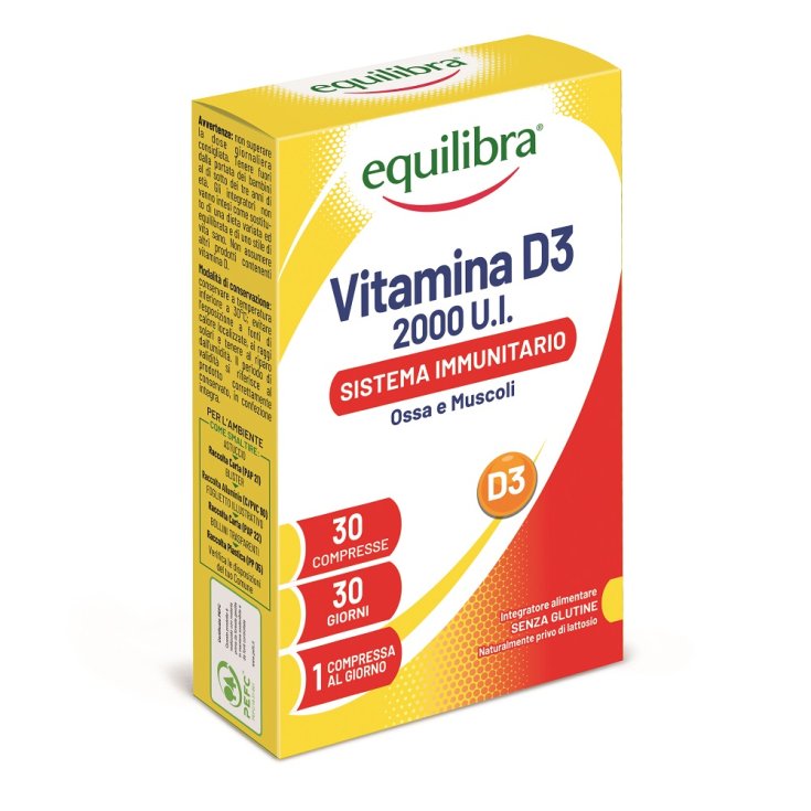 Vitamina D3 2000 U.I. Equilibra 30 Compresse
