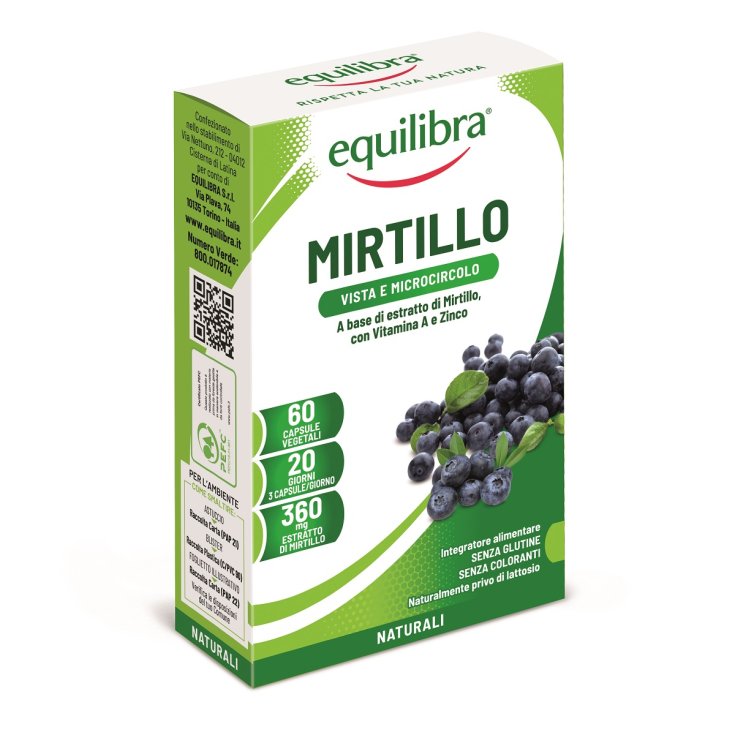 Mirtillo Equilibra® 60 Capsule Vegetali