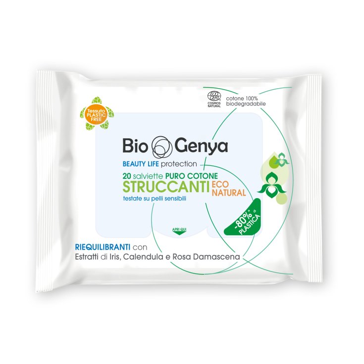 BioGenya Salviette Struccanti Eco Natural 20 Salviette 