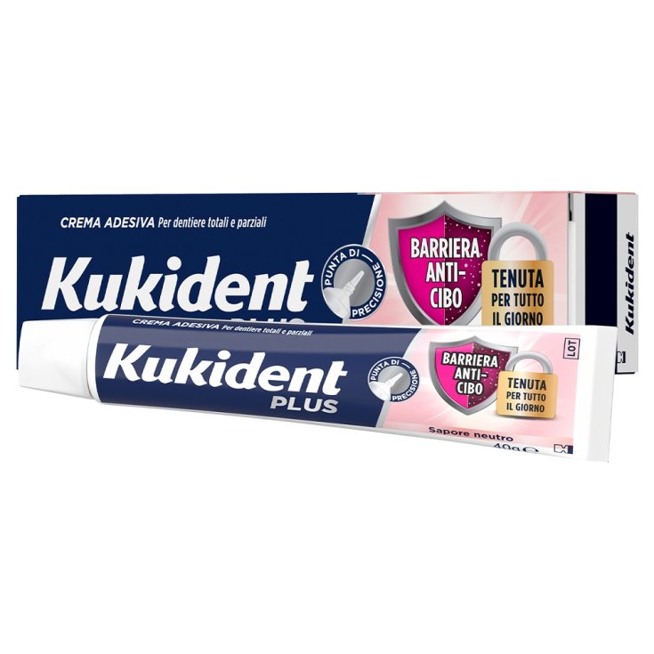 Kukident Plus Barriera Anti-Cibo Neutro 40g