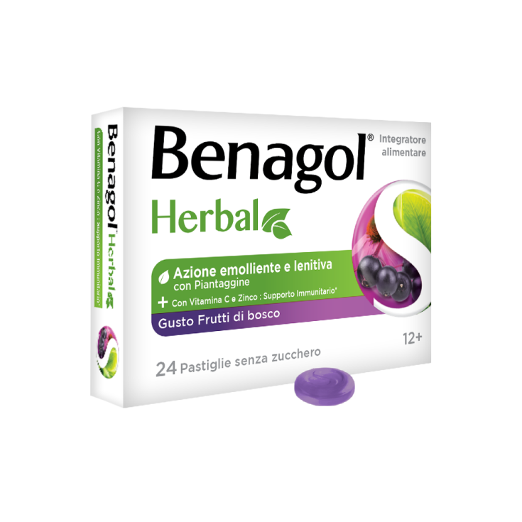 Herbal Frutti Di Bosco Benagol 24 Pastiglie