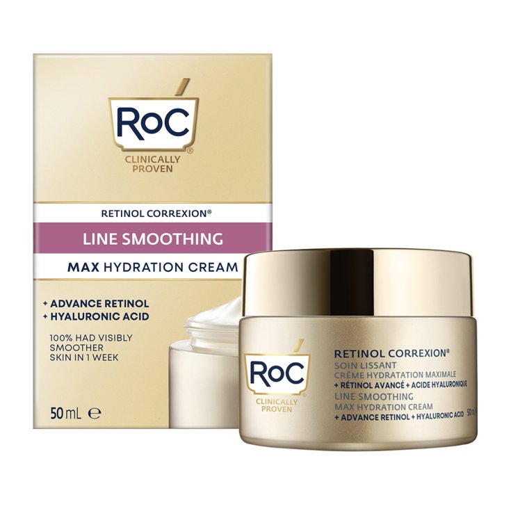 Retinol Correxion® Line Smoothing Crema Viso Massima Idratazione Roc® 50ml