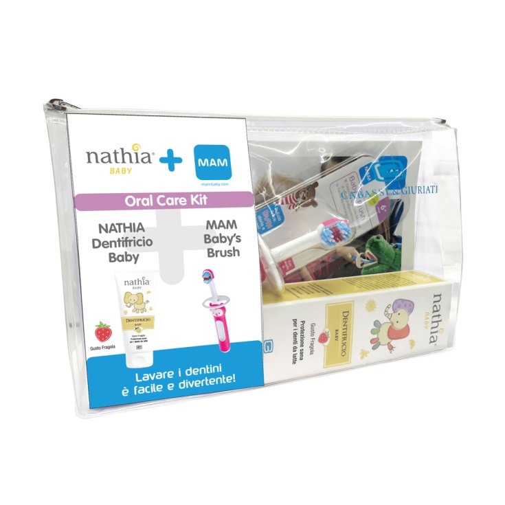 Nathia® + Mam Oral Care Kit Maschio 1+1Pezzi