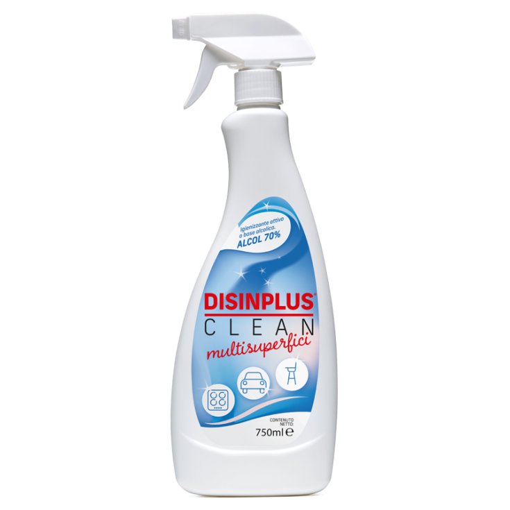 DISINPLUS® CLEAN Multisuperfici Alcol 70% BIOKOSMES 750ml