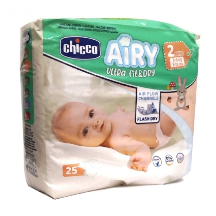 Airy Ultra Fit & Dry MINI 3-6Kg Chicco 25 Pannolini