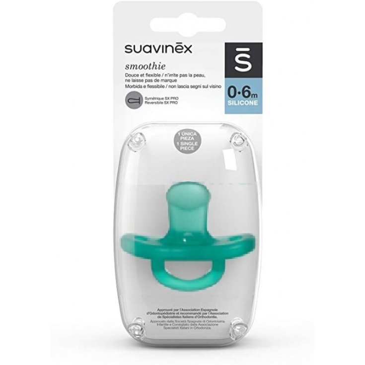 Succhietto 100% Silicone 0-6M Verde Suavinex