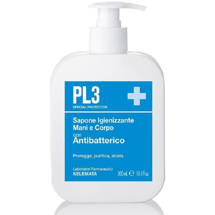 PL3 Sapone Igienizzante Con Antibatterico KELEMATA 300ml
