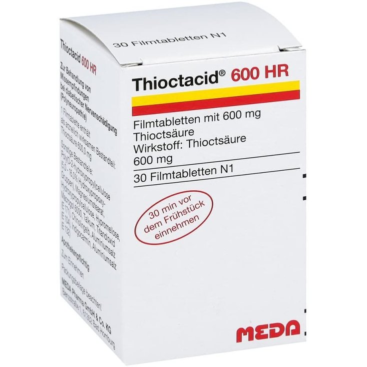 Thioctacid 600 Hr Meda 30 Compresse